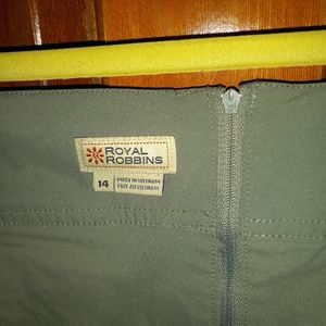 Royal Robbins Olive Green Skorts size 14